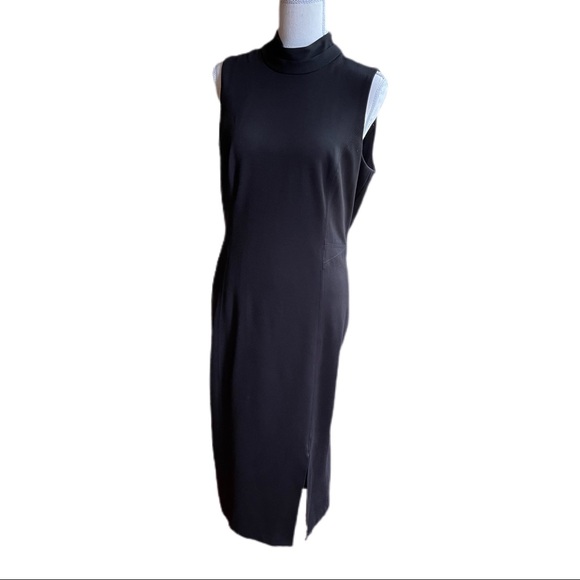 White House Black Market Mock Neck Sheath Dress 10 - Picture 9 of 16